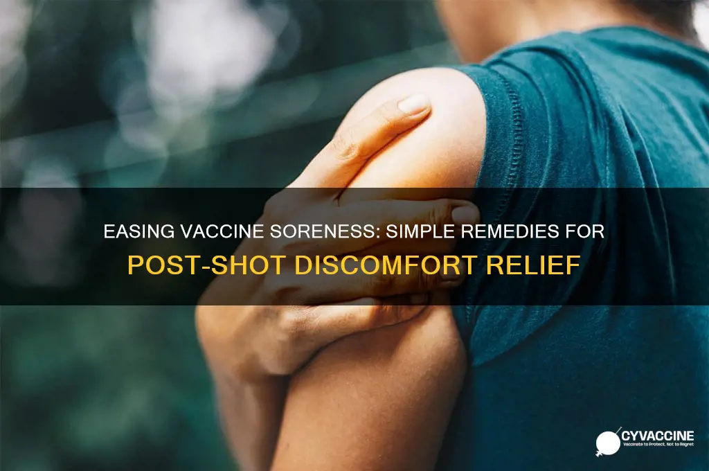 what to do for soreness after a vaccination