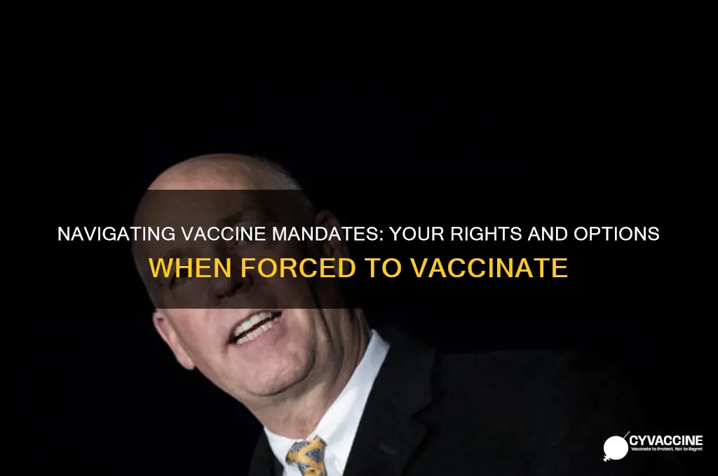 what to do if being forced to vaccinate