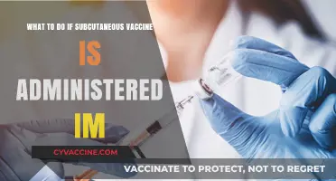 Subcutaneous Vaccine Administered IM: Immediate Steps and Corrective Actions
