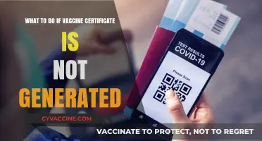 Vaccine Certificate Not Generated? Steps to Resolve the Issue