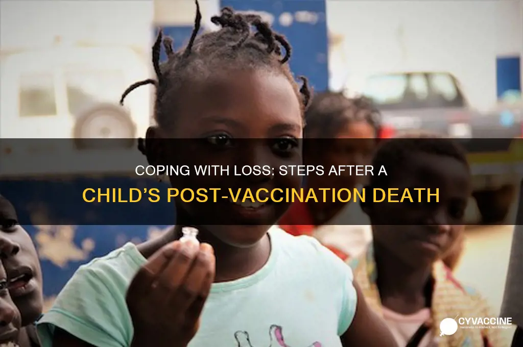 what to do if your child dies after vaccination