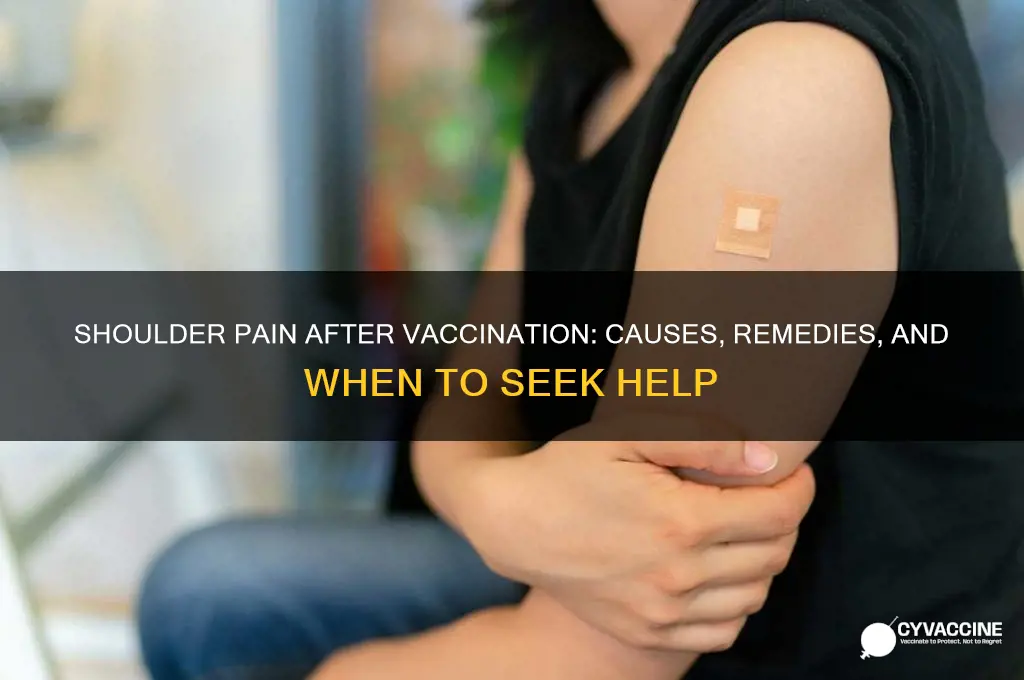 what to do if your shoulder hurts after vaccination
