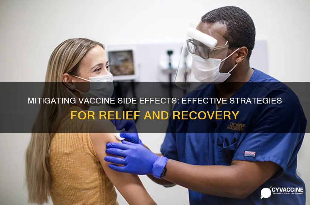 what to do to stop the ffects of a vaccine