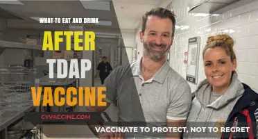 Post-TDAP Vaccine Diet: Foods and Drinks to Aid Recovery