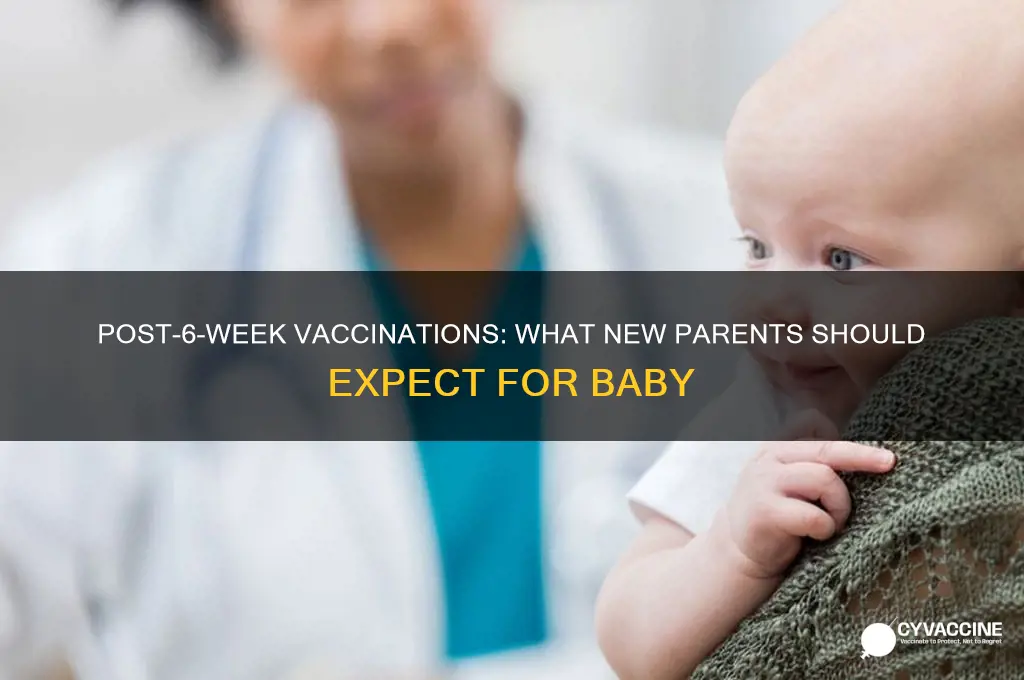 what to expect after baby 6 week vaccinations