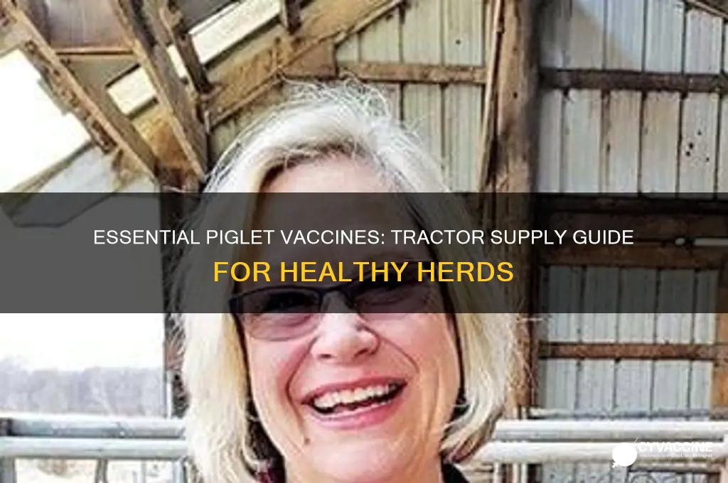 what to vaccinate piglets with from tractor supply