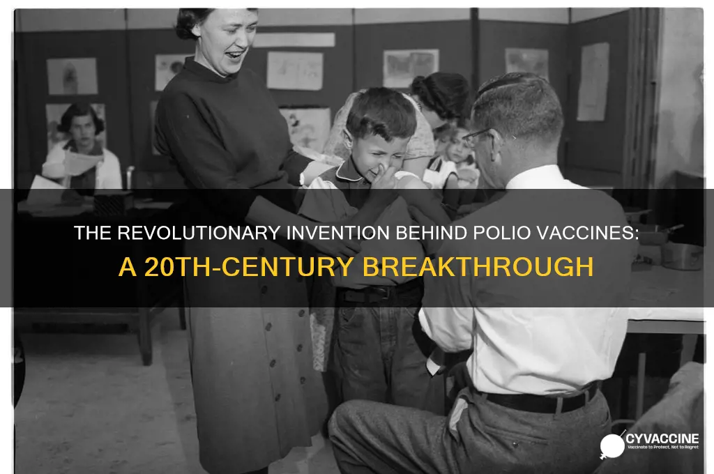 what twentieth-century invention led to the vaccines for polio