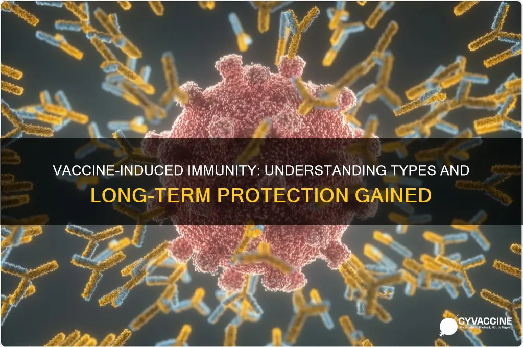 what type of immunity is gained through vaccines