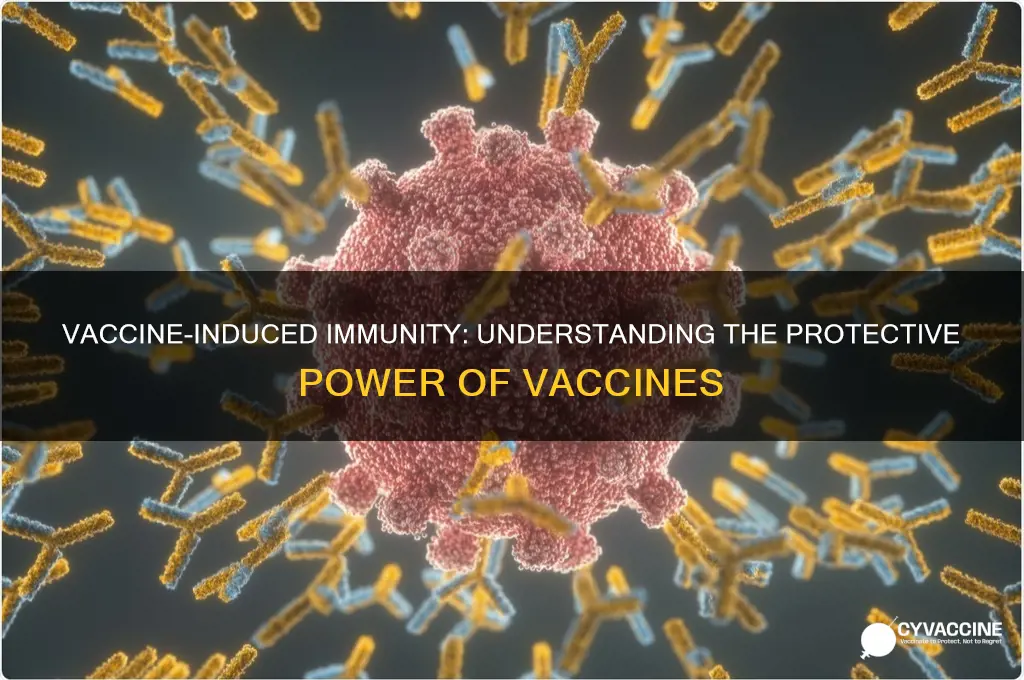 what type of immunity results from a vaccine