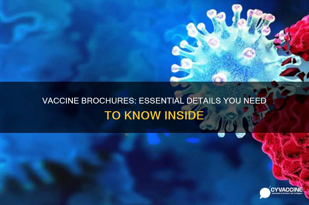 what type of information is contained in all vaccine brochures