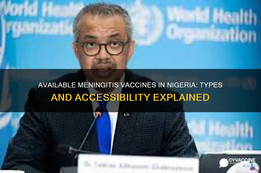 what type of meningtis vaccine is available in nigeria