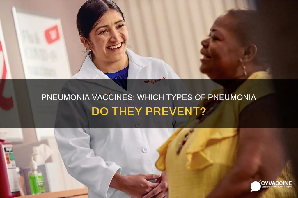 what type of pneumonia does the vaccine prevent