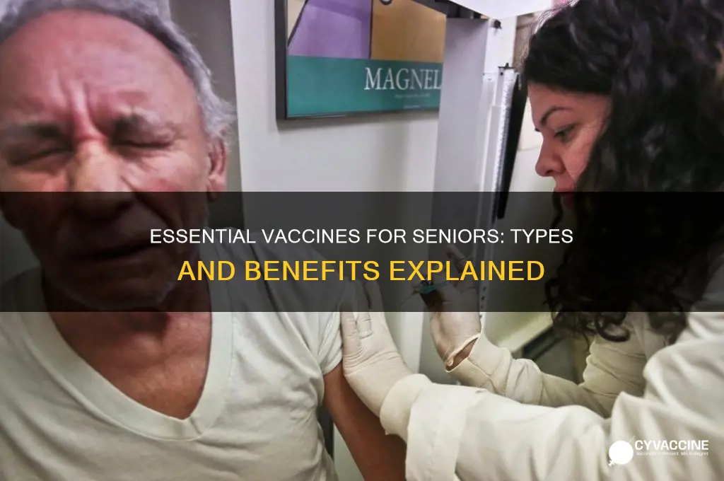 what type of vaccine are available for seniors