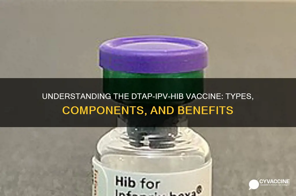 what type of vaccine is dtap-ipv-hib