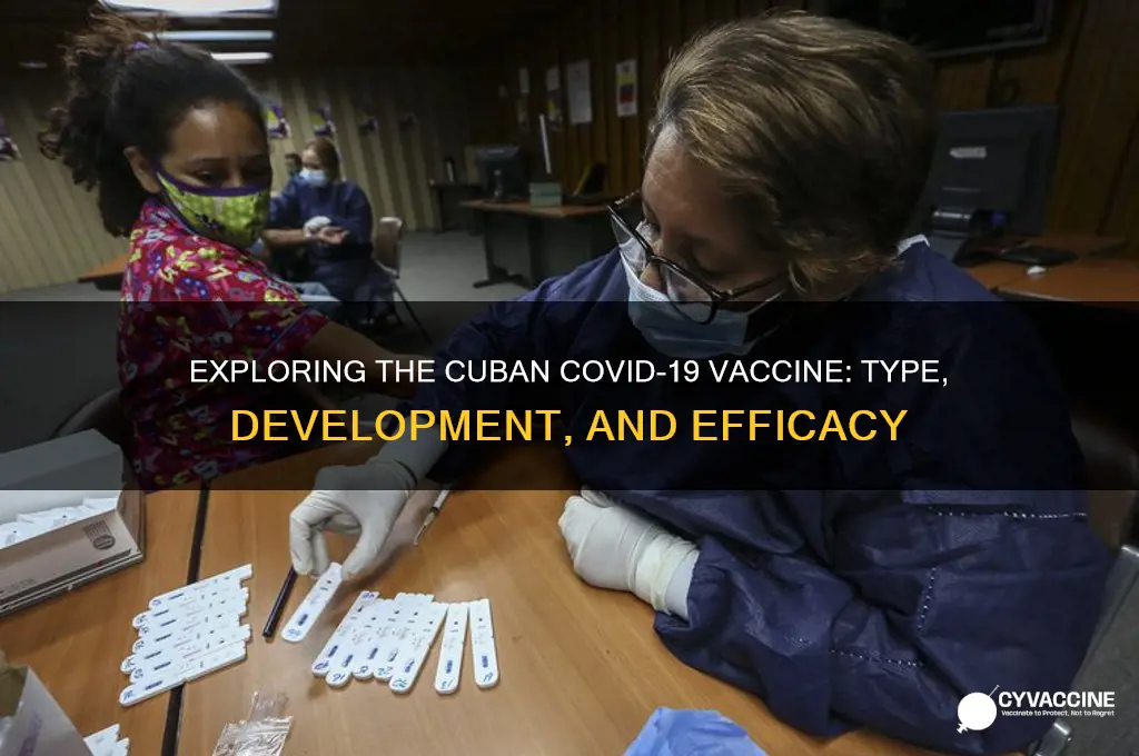 what type of vaccine is the cuban vaccine