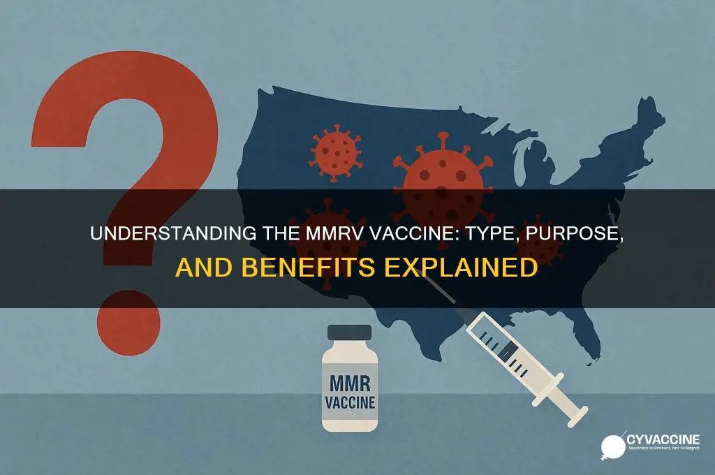what type of vaccine is the mmrv vaccine