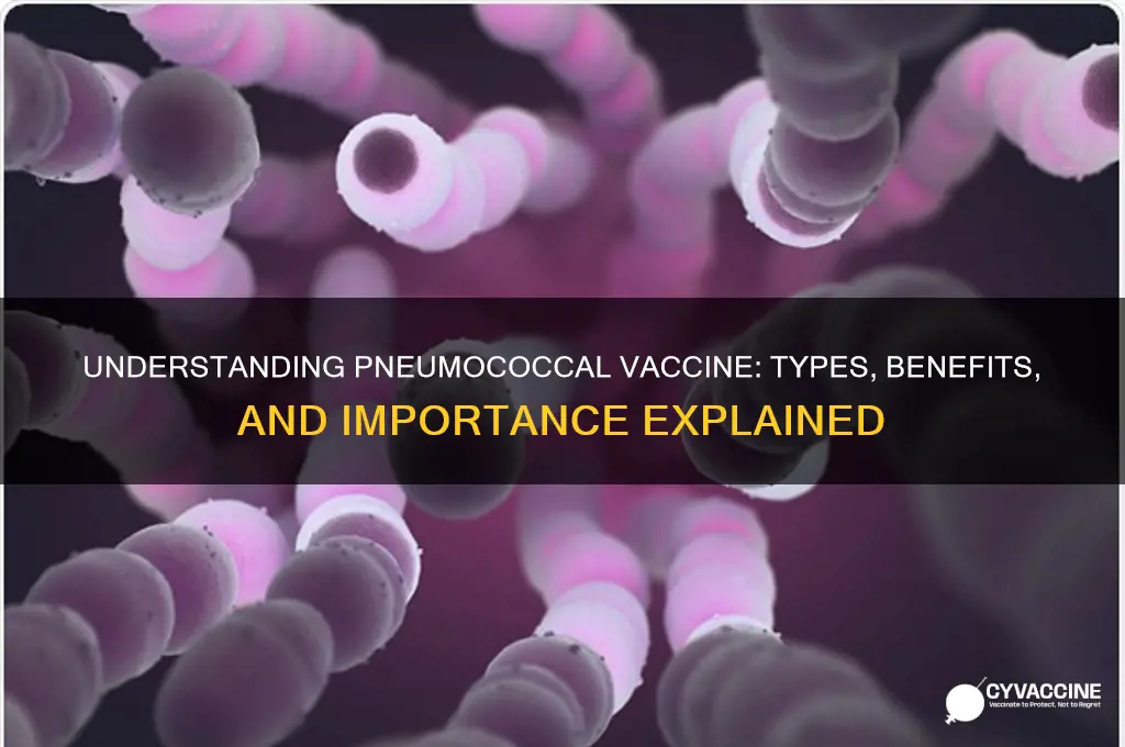 what type of vaccine is the pneumococcal vaccine