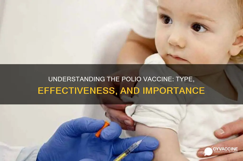 what type of vaccine is the polio cavvine