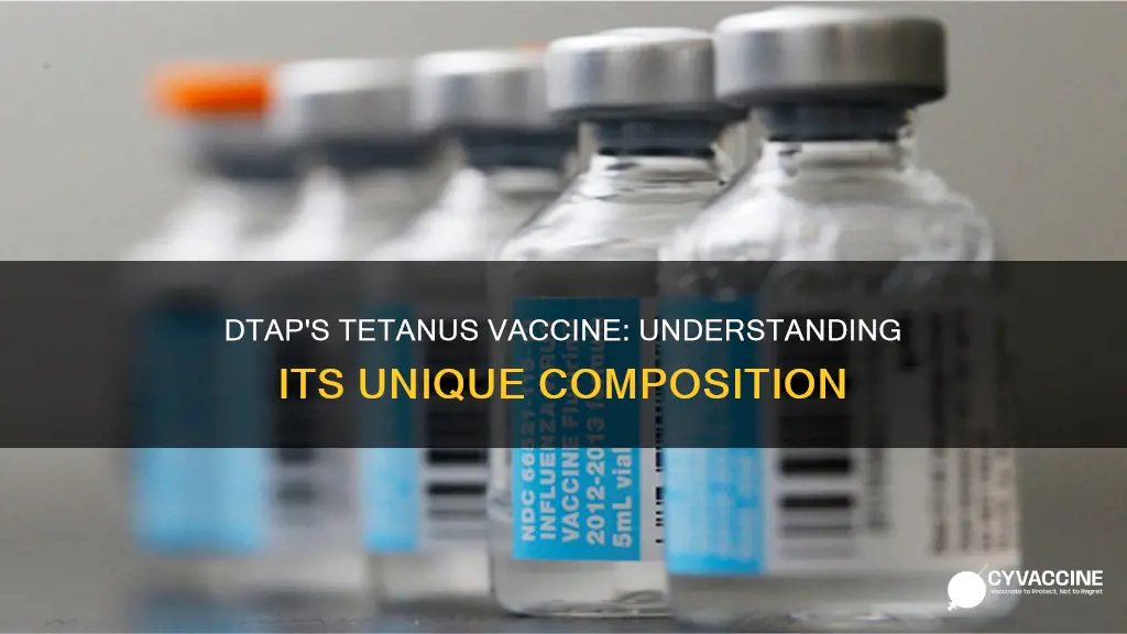 what type of vaccine is the tetanus component of dtap