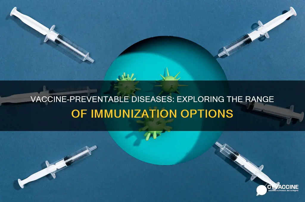 what types of diseases are there vaccines for