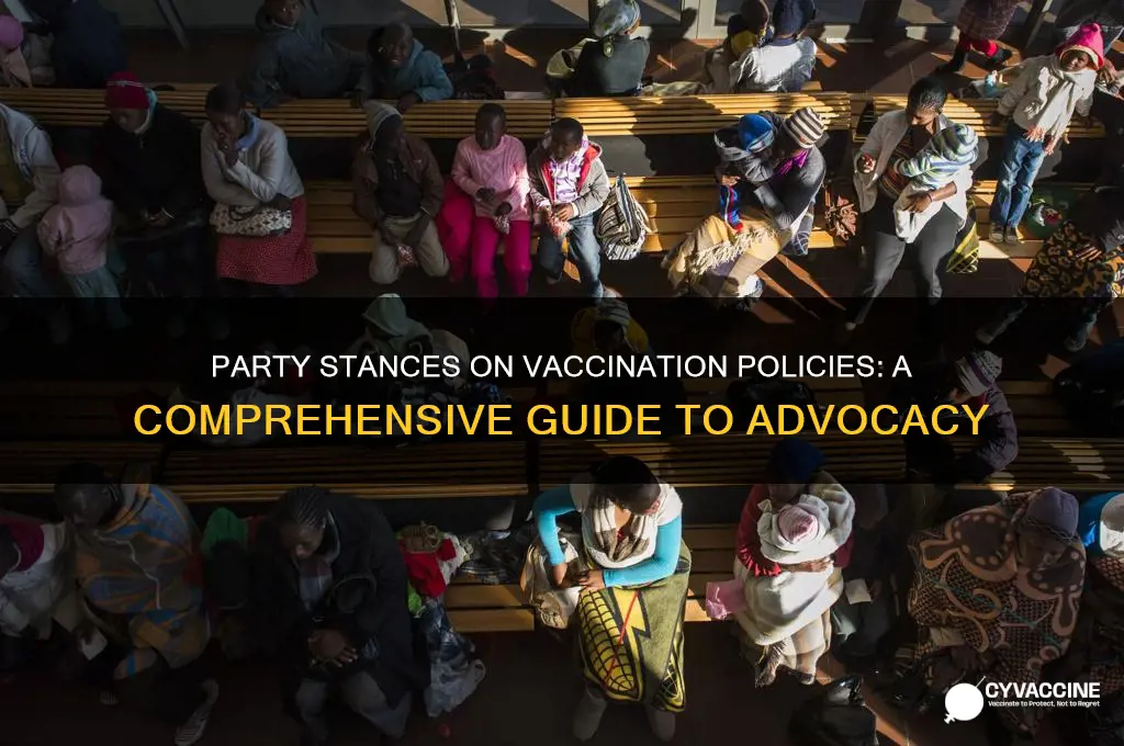 what vaccination policies are advocated by each party