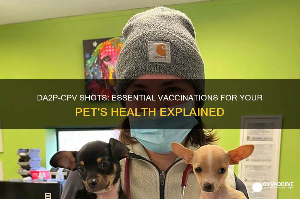 what vaccinations are in the da2p-cpv shots