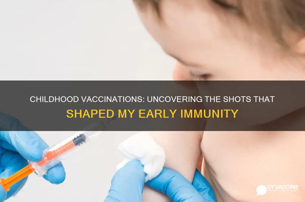 what vaccinations did i have as a child