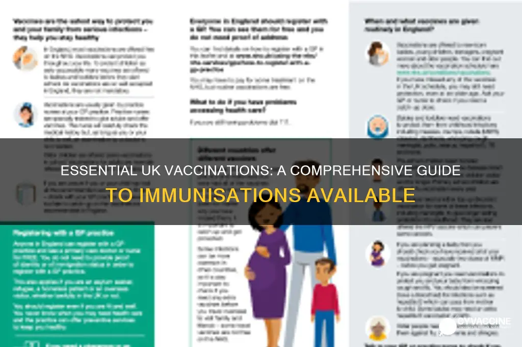 what vaccinations do we have in the uk
