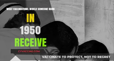 Vaccination Schedule for Individuals Born in 1950: A Historical Overview