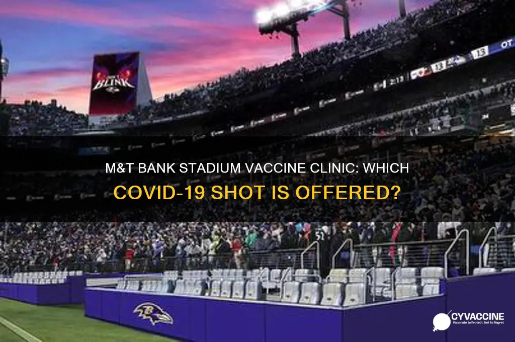 what vaccine are they giving at m&t bank stadium
