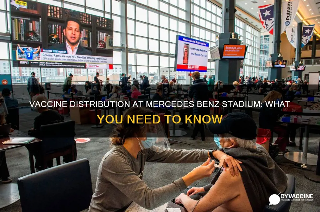what vaccine are they giving at mercedes benz stadium
