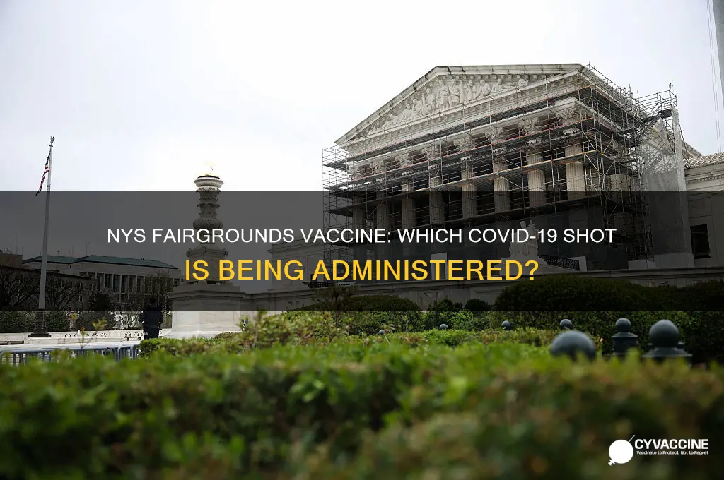 what vaccine are they giving at the nys fairgrounds