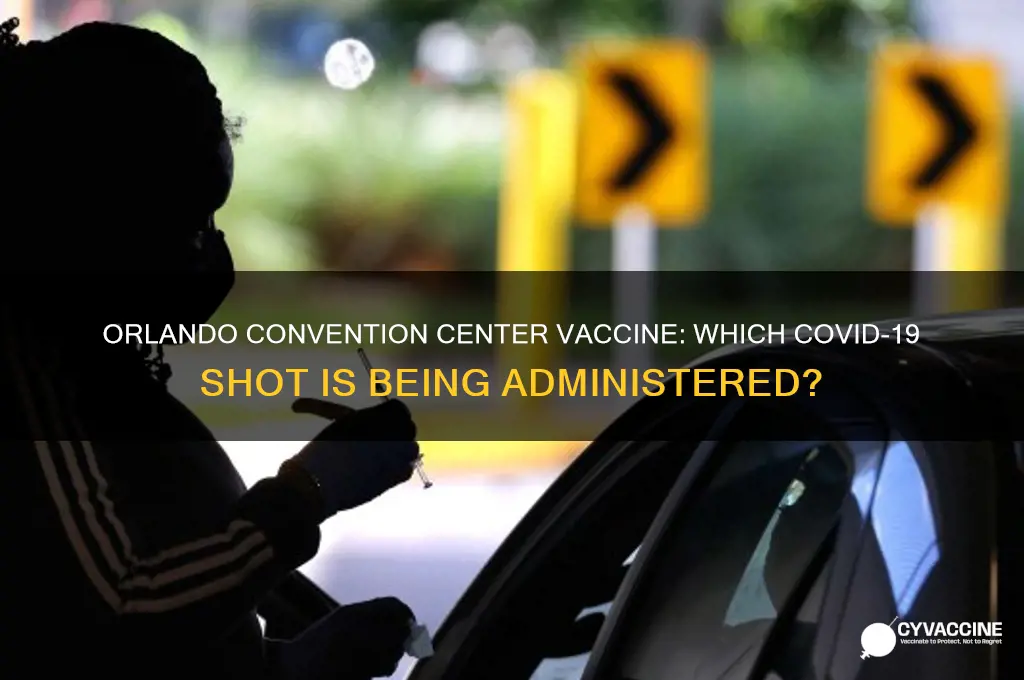 what vaccine are they giving at the orlando convention center