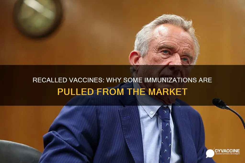 what vaccine did they pull off the market