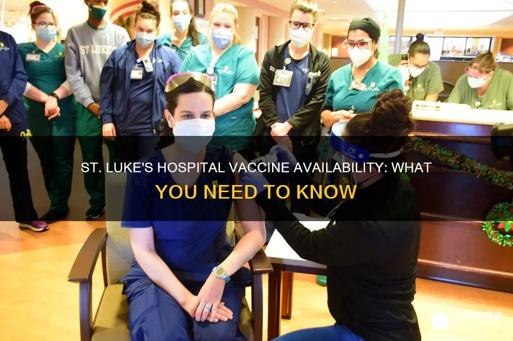 what vaccine does st luke