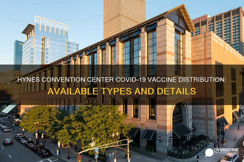 what vaccine does the hynes convention center have