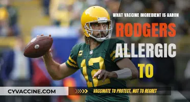 Aaron Rodgers' Vaccine Allergy: Uncovering the Ingredient Behind His Reaction