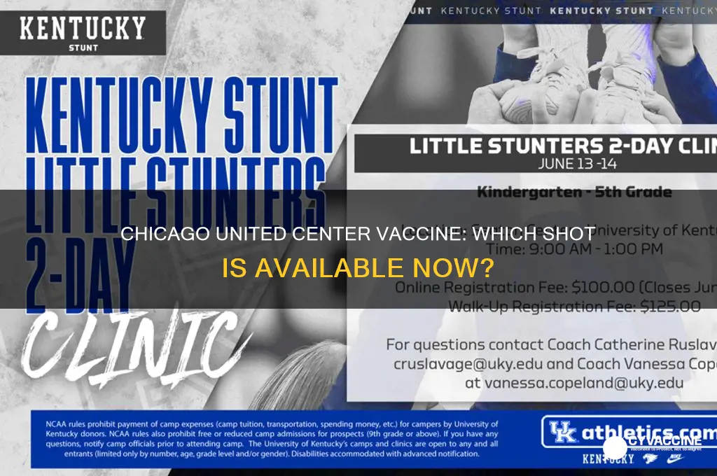 what vaccine is at the united center in chicago
