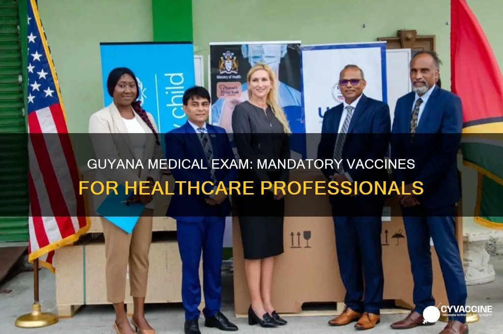 what vaccine is mandotary for medical exam in guyana