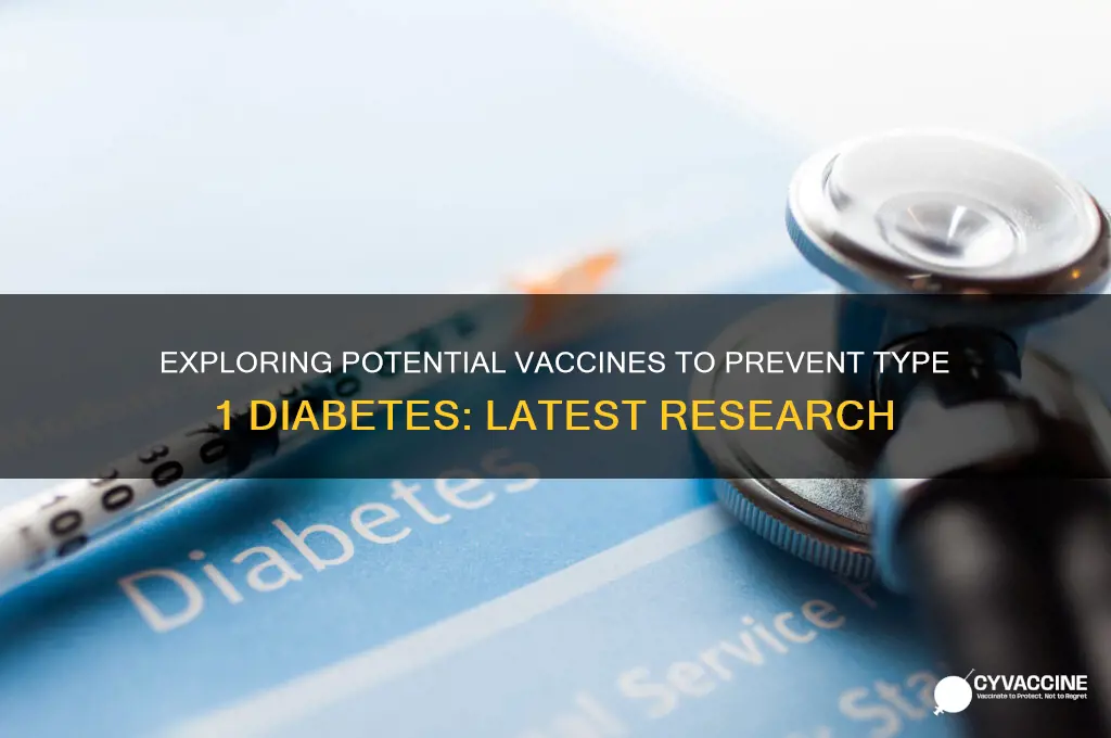 what vaccine might be against type 1 diabetes