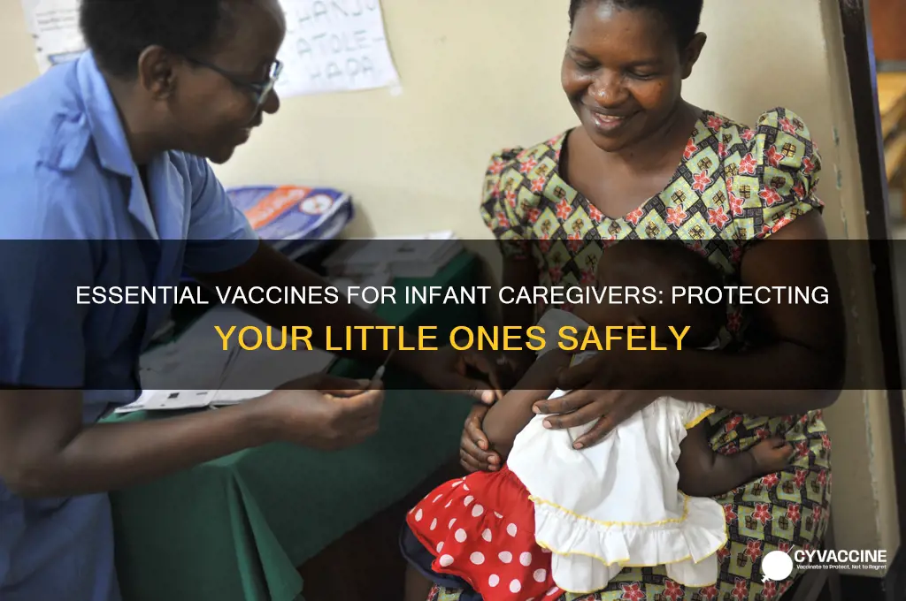 what vaccine should you have when caring for infants