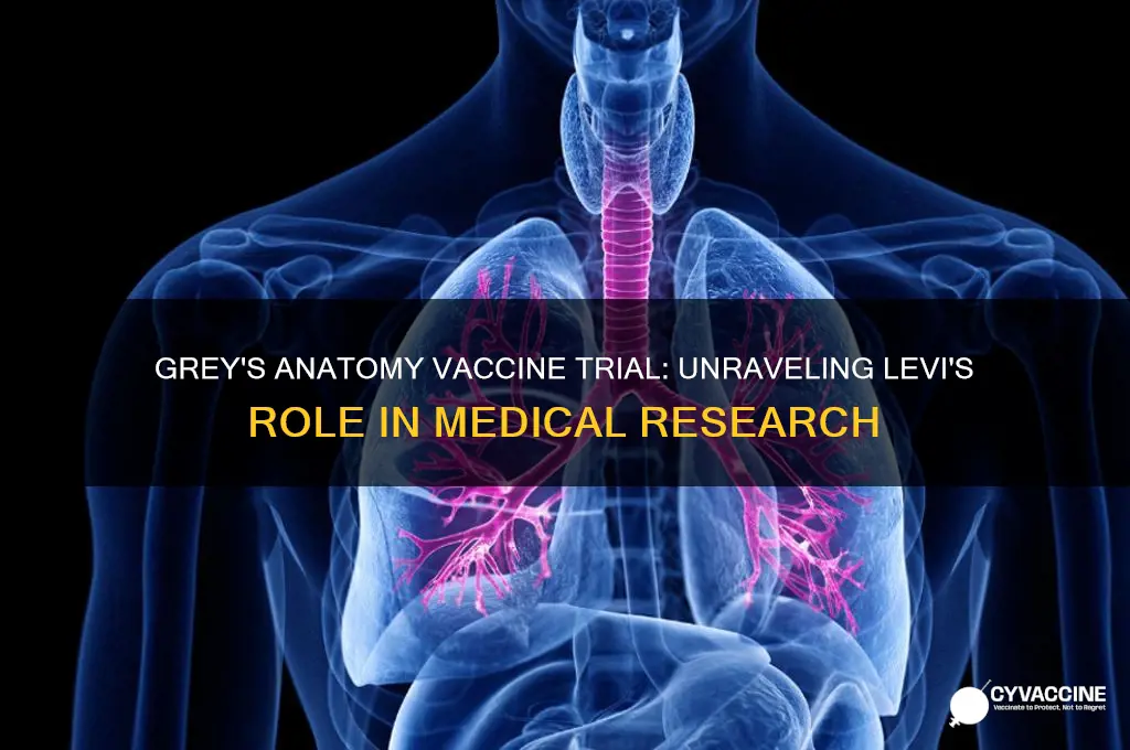what vaccine trial is levi in grey