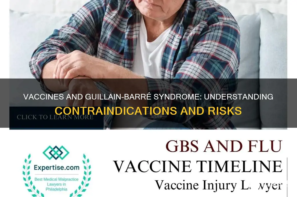 what vaccines are contraindicated with guillain-barré syndrome