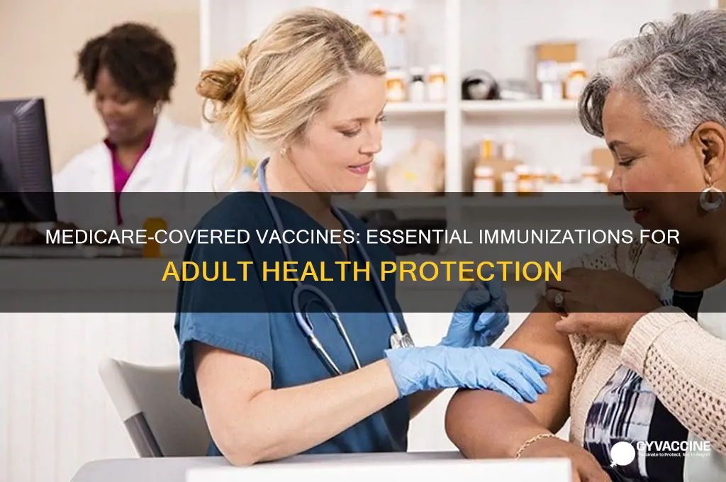 what vaccines are covered by medicare for adults