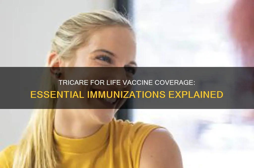 what vaccines are covered by tricare for life