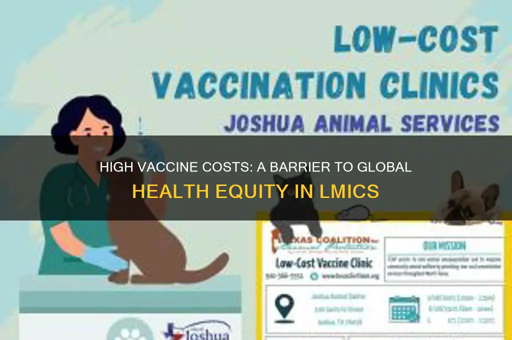 what vaccines are too expensive for lmic patients