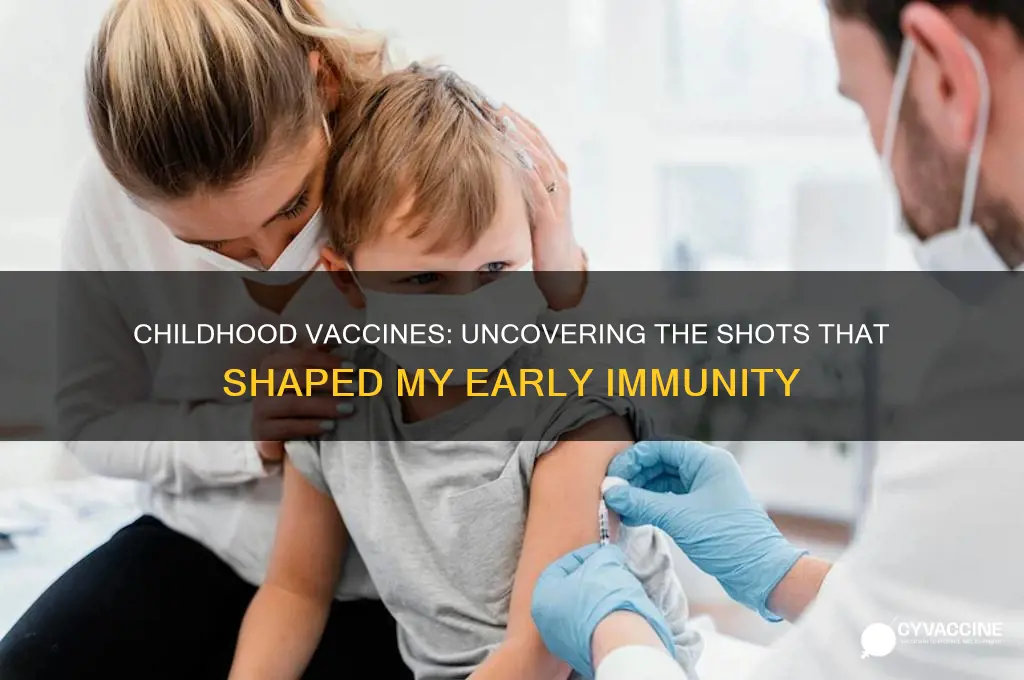 what vaccines did i have as a child