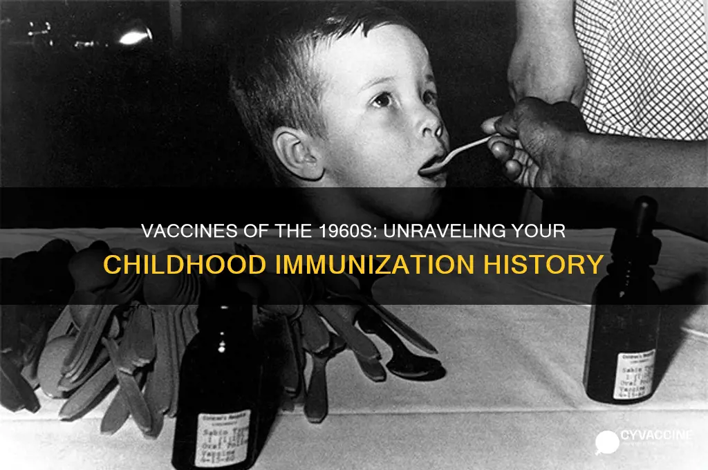 what vaccines did i have in the 60s