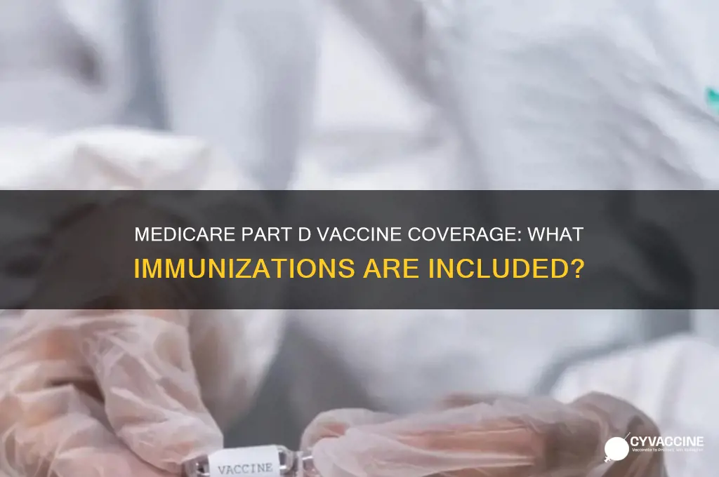 what vaccines does medicre part d pay for