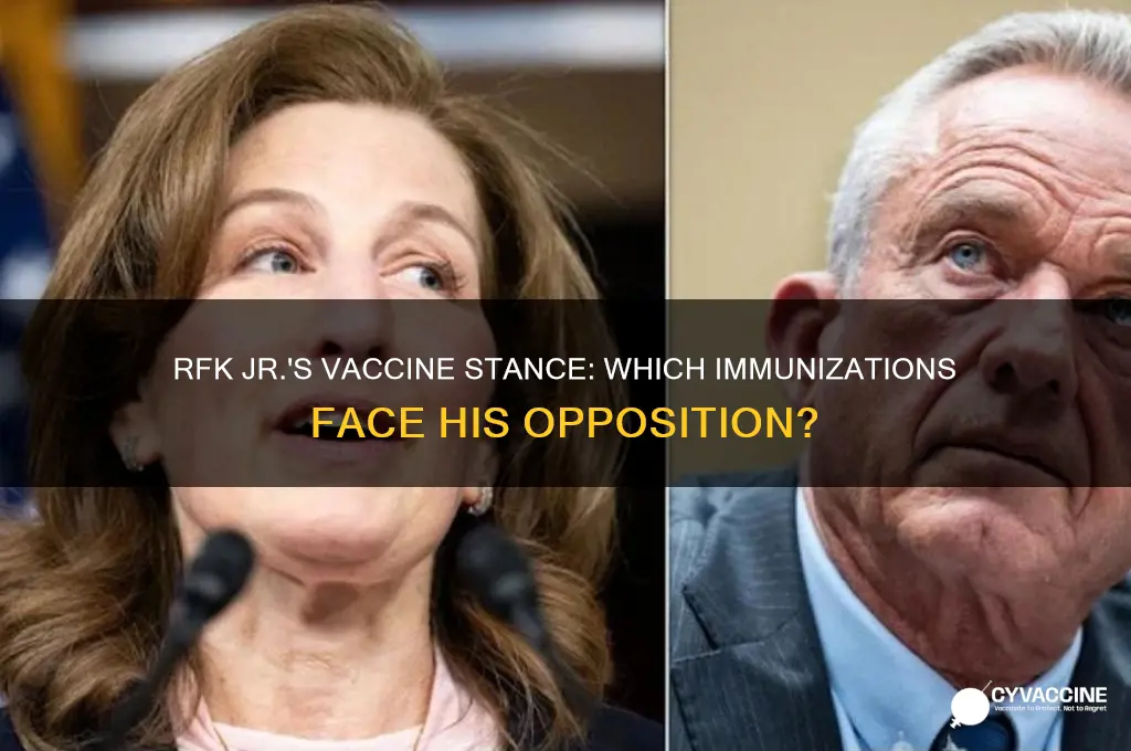 what vaccines does rfk jr want to ban